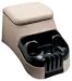 TSI30015 Gray Texas Saddlebags Clutter Catcher Bench Seat Console