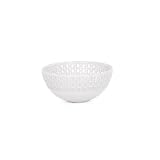 Torre & Tagus Arabesque Cutout Bowl - White