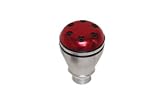 Dome Style Red/ Chrome Universal Shift Knob
