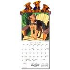 Airedale Terrier 2008 Calendar Holder Gift Set