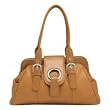Embassy Solid Genuine Leather Caramel Color Purse