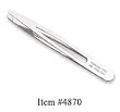 Ultra Slant Tip Tweezers 3-3/4" - Stainless Steel
