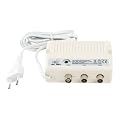 2 Way TV Aerial Signal Booster Amplifier Freeview