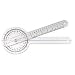 Baseline 360 ISOM (STFR) Plastic Goniometer, 12"