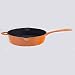 Mario Batali 12-Inch Deep Skillet, Persimmon