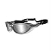 Apparel : New Wiley-X 555 WileyX Aluminum Gloss Frame Sunglasses Blink Silver Flash Lens