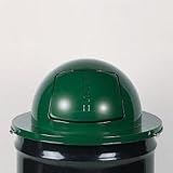 Domed Drum Lid, Green, For 55-gal. Drums, 24-1/2 dia. X 11-1/4h. EA