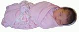 Two Loving Baby Pink Swaddle Blanket (2)