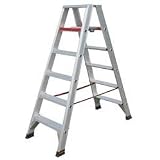 Buy Industrial Grade 4HXA8 Stepladder, Twin, 6 Ft, 6 Steps, Alum by Unknown