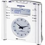 As Shown Sangean AM/FM Digital & Analog Atomic Clock Radio & Aux In