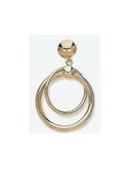 14k Fancy Tube Multiple Hoop Earrings
