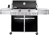 Weber Summit E-650 Liquid Propane Black Outdoor Grill
