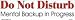 Do not disturb - Mental backup in progress bumper sticker