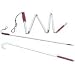 Blind Cane - White Folding Cane - This white folding cane is designed for the blind o...