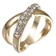 Double Band Eternity Ring with Cubic Zirconia - Size: 5-10