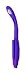 Purple Clip On Led Pen Reading Light For Books, Ereaders, No