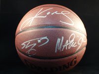 Signed Lakers, Los Angeles (Magic Johnson/Kobe Bryant/Shaquille O'Neal) Basketball by Magic Johnson, Kobe Bryant, & Shaquille O'Neal