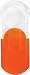 Slide-Out Magnifier Translucent Tangerine