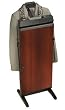 Corby 3300 Pants Press Valet Walnut Wood Effect with Black Trim