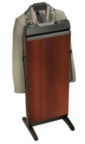 Corby 3300W Pants Press Valet Walnut wood effect with black trim