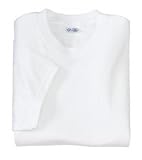 NEW Port & Company - 50/50 Cotton/Poly T-Shirt White-M