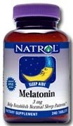 Natrol Melatonin 3mg, 120 Tablets