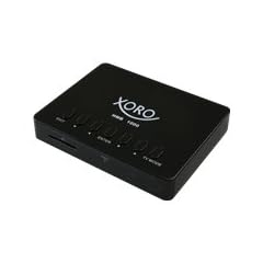 Xoro HMB 1000 Mini Multimedia Player (USB, Kartenslot) schwarz