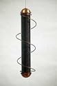 Bird Quest SBF2C 17" Spiral Thistle Bird Feeder - Copper