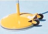 180 Lb. Weighted Base Yellow, 1 Base & 1 Pole w/2 Slides