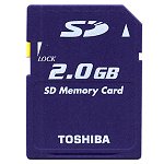 Toshiba 2.0GB Secure Digital Memory Card