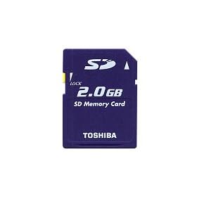 Click here to buy Toshiba 2.0GB Secure Digital Memory Card.