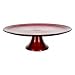 Red Brava Footed 12" Pedestal Cake Stand