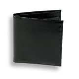 Men's Hipster Wallet in Sturdy Western Coach Leather - Black
