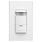 Leviton ODS10-ID Decora Wall Switch Occupancy Sensor (120/277V rating), White