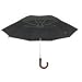Compact Rain Umbrella, 21" Black