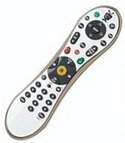 Electronics: TIVO C00211 TIVO PREMIUM GLO LEARNING REMOTE  GLOSS WHITE WITH CHROME RIM 