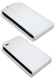 Modern-Tech White PU Leather Flip and Clip Case for iPod Touch 4G (4th Generation)