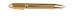 Stunning yellow gold plated ballpoint pen design tie clip with presentation box