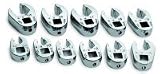 S K Hand Tools (SKT4511) 11 Piece 3/8in. Drive Metric Flare Nut Crowfoot Set