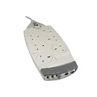 Belkin SurgeMaster, 6-Way, Tel/Fax/Modem/AV Protection, 2m Cable