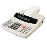 2-Color Printing Calculator, 12mm Fluorescent Display