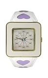 Paul Frank Women's 'Hearts' White Leather Strap #PWGC0803