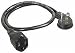 Power Cord, 3' Power Strip Liberator, 6 Pack, Flat Plug