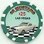 Classic Cars $25 Poker Chips, Set of 50