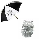 Brussels Griffon Umbrella by Porcelain by Rosalinde (60' Arc)