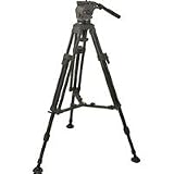 Cartoni Focus AL 2/ML System, with Focus Head, 2-Stage Ultra Light Aluminium Tripod with Mid-Level Spreader & Soft Case, Supports 2.2 to 22 lbs.