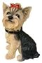 Yorkie Yorkshire Terrier Dog Indoor Outdoor Statue Figure