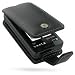Electronics : Luxury Black Leather Premium Flip Case for HTC Touch Pro