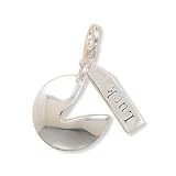 Fortune Cookie and Luck Charm with Lobster Clasp Sterling Silver