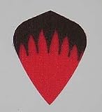 4 sets Red Flames Nylon Kite flights - Cloth, Fabric, Ripstop